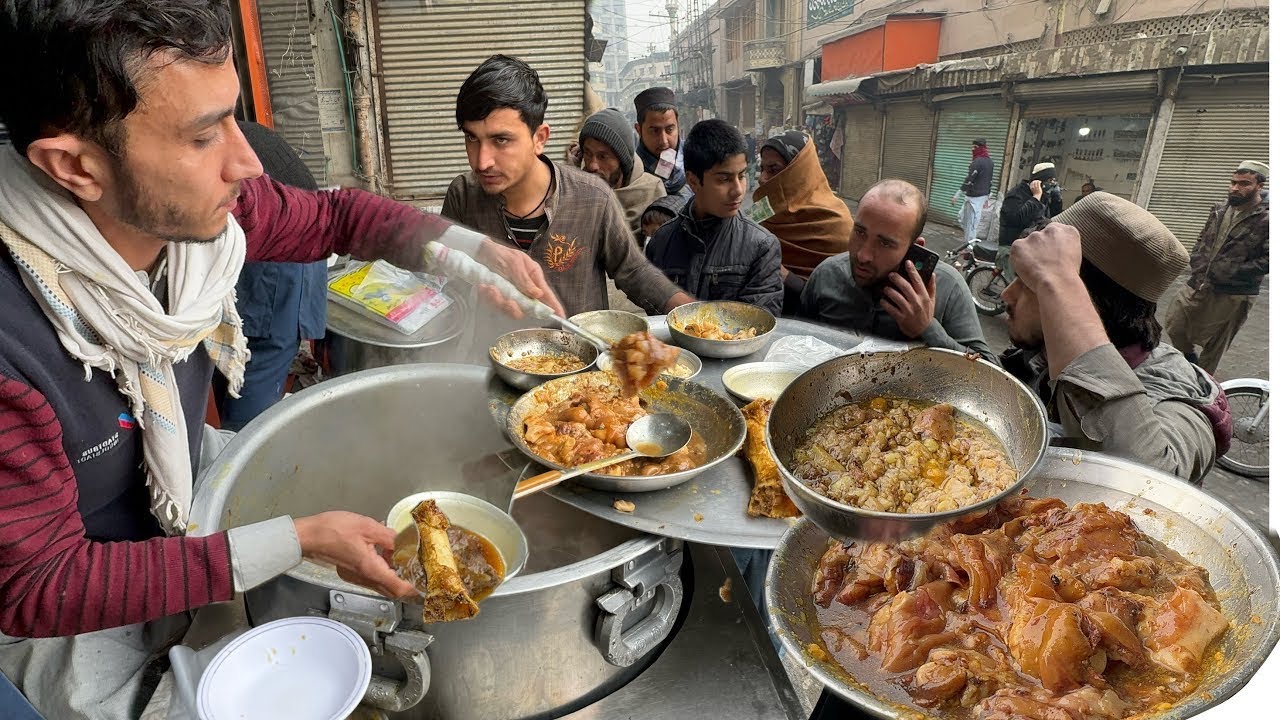 THE HEALTHY BREAKFAST - HABIB SIRI PAYA | PESHAWARI PAYA | DELICIOUS & TASTY PAYA | FOOD STREET PAYA