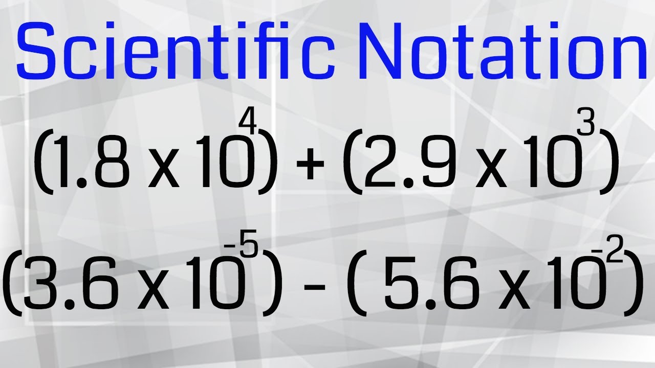 42 scientific notation worksheet adding and subtraction - Worksheet For Fun