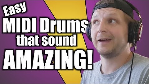How to program MIDI DRUMS in REAPER (MT Power Drumkit 2)
