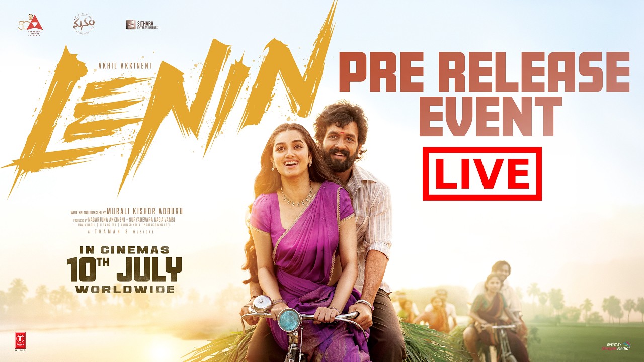 Lenin Grand Pre-Release Event LIVE | Akhil Akkineni | Bhagyashri Borse | Thaman S | Murali Kishor