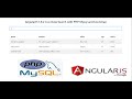 AngularJS 1.8.2 Live Data Search with PHP Mysql and bootstrap
