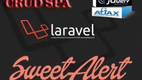 Input data dengan Sweetalert Pada Laravel