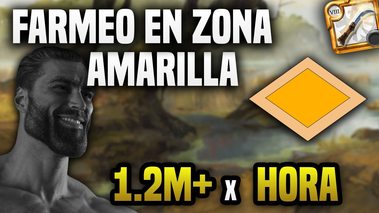 ¿Vale la pena recolectar en zona amarilla? | GUIA de FARMEO avanzada en ALBION ONLINE