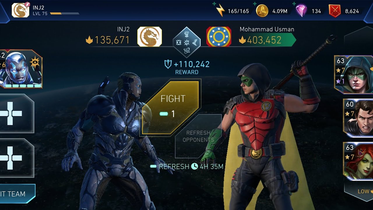 BLUE BEETLE (+3LVL Krown of Kandaq Ruler) 🐝 Arena Battles ☠️ InJustice ...