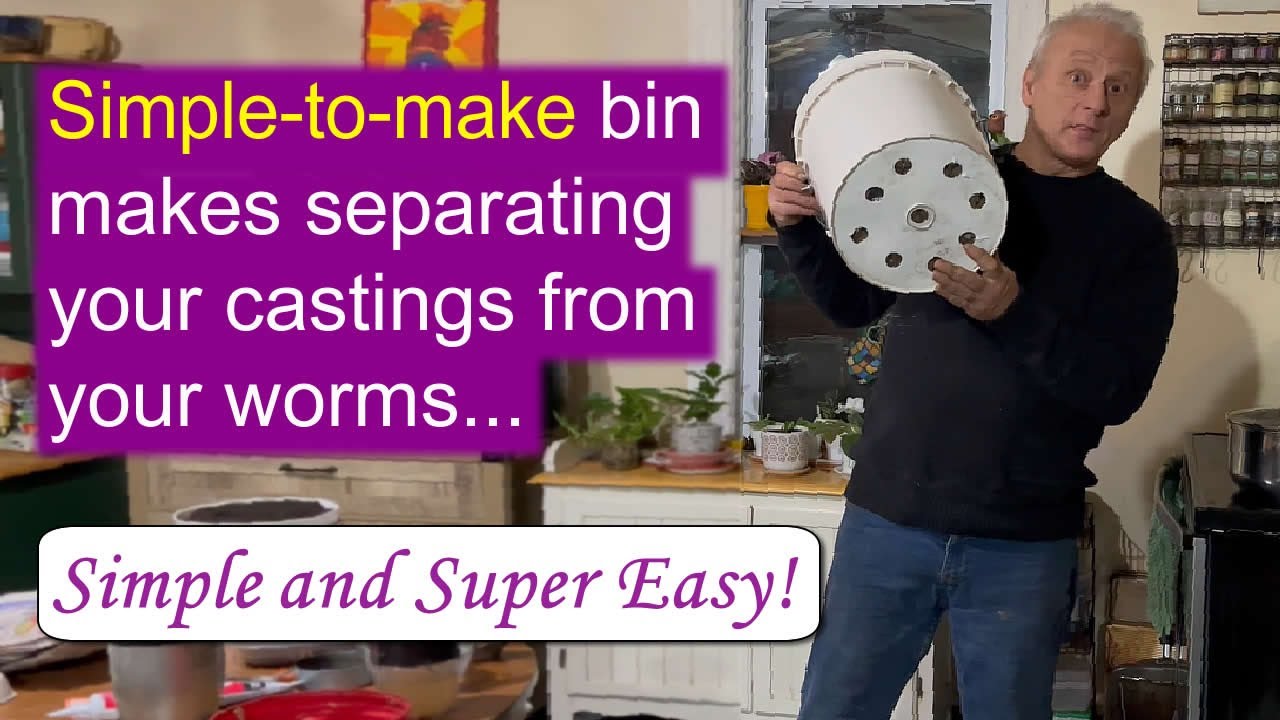 Building a 3bucket worm bin StepbyStep! YouTube