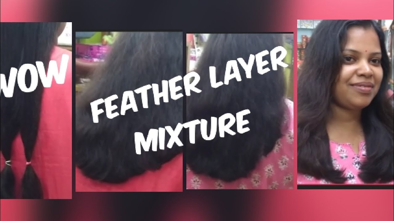 Wow ## Feather Layer mixture ## Amazing looks change - YouTube