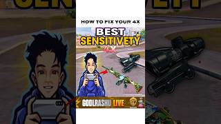 @GodLRashuLive HOW TO FIX YOUR 4X SENSITIVITY IN 2026😱@LoLzZzGaming @GodLikeEsportss #bgmi