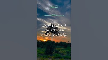 قال رب إني وهن العظم مني واشتعل الرأس شيبا | سورة مريم القارئ ملا طائف احمد