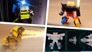 картинка: [LEGO Mini Robot Film] Трансформаторы и комбайнеры LEGO останавливают сборку анимации движения 2
