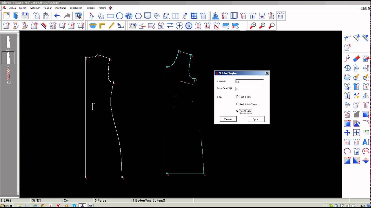 REDTREE CAD SİSTEM  EĞİTİM - PENS OLUŞTUR İKONU