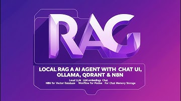 Build a Local RAG AI Agent with Chat UI, Ollama, Qdrant & n8n – Full Setup & Demo!