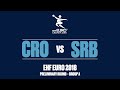 Relive  croatia vs serbia  preliminary round  group a  mens ehf euro 2018
