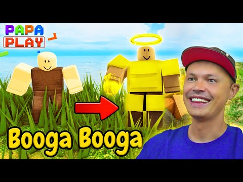 Выживание с Катей в Booga Booga: Подземелья, ресурсы и битвы