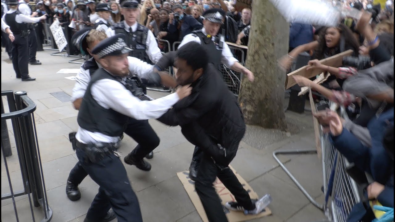 Violence erupts at ‘Black Lives Matter’ protest in Central London