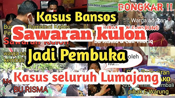 Kasus Bansos Sawaran kulon jadi pembuka kasus di seluruh wilayah Lumajang