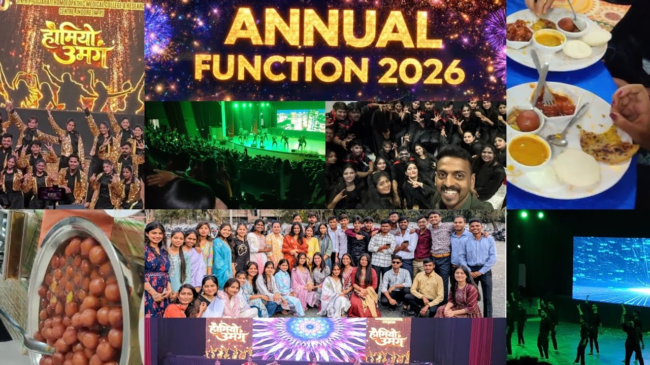 ANNUAL FUNCTION 2026 🌟 SKRPGHMCRC Indore ⚕️#annualdaycelebrations #skrp #bhms 