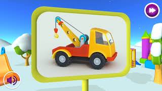 Leo the Truck Vehicles Construction Application for Children IT Android