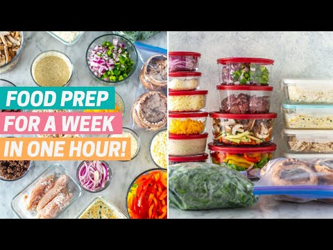 Meal Prep For The Week In Under An Hour