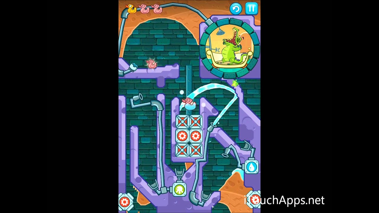 Where's My Water Level 5-20 Swiss Army Knife Solution/Walkthrough