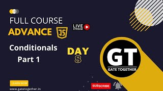 Conditionals in JS Day 8 Lec 8 #coding #javascript