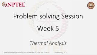 Famous Characterization of Construction Materials (noc23_ce20) Week 5 Problem-Solving Session, 27 Feb 2023 Profile