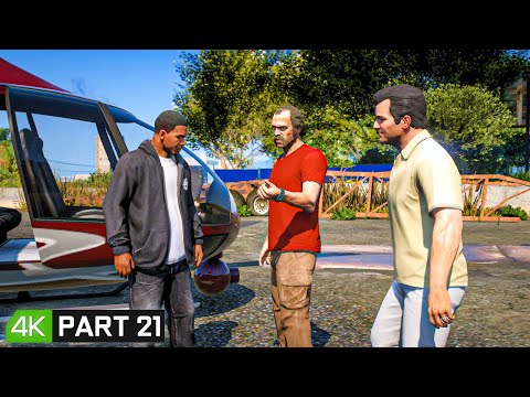 GTA V: 'Three's Company' Mission on RTX™3080 Ti - QuantV 3.0.0 Graphics MOD