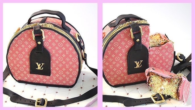 How to make a 3D Louis Vuitton Bag Cake, A LV Bag Cake Tutorial