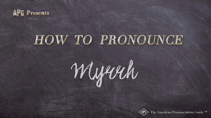 How to Pronounce Myrrh (Real Life Examples!)