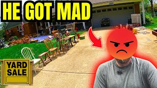 LIFE IS UNFAIR デニ厶 FUC yardsale CRAZY YARD SALE CONFRONTATION! MUST WATCH! - YouTube