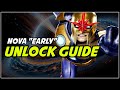 Unlock nova now  all you need is kang and out of time  marvel strike force