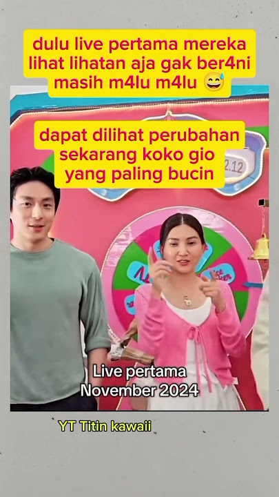 pertama sarwendah dan gio live #sarwendah #shortvideo