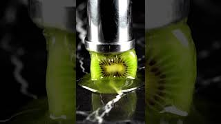 Hyperrealistic Kiwi Cube Press 🥝💥 | Oddly Satisfying ASMR #Shorts