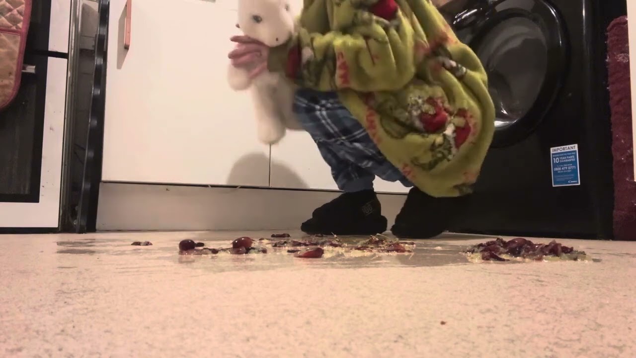 Destroying Ripping Well Worn Messy Teddy Ugg Slippers Foot Fetish Used Messy