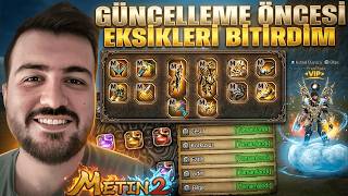 HARİTA ÖNCESİ SON HAZIRLIKLARIMI YAPTIM! Metin2 - Uluhan2 | #metin2pvp #metin2 #uluhan2