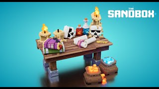 CREATING A Voxel Medieval Table in VOXEDIT