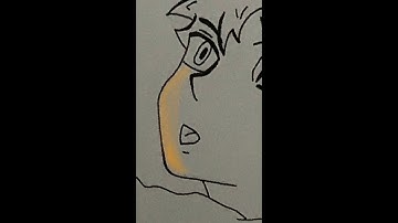 Haikyuu Glow Art time lapse