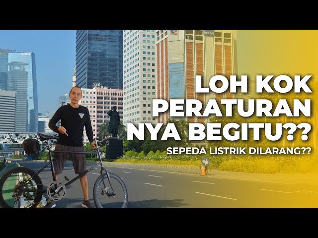 PERMENHUB SEPEDA LISTRIK KOK BEGITU? SEPEDA LISTRIK DILARANG DI JALAN RAYA?? class=