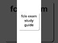 Fcle Exam Study Guide— Actual Questions Still Showing Up on the Exam #fcleexam #studytips
