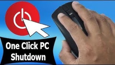 One Click PC Shutdown ।। এক ক্লিকেই কম্পিউটার বন্ধ করুন