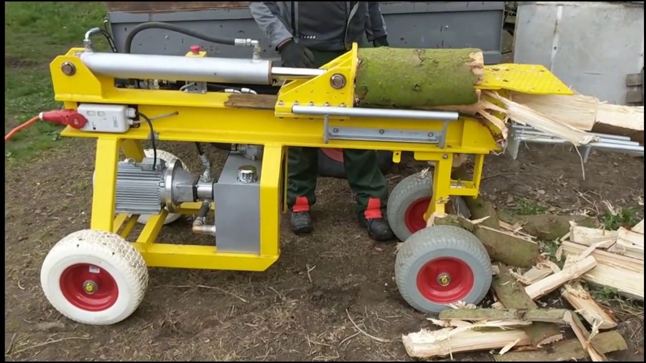 Holzspalter / Schichtholzspalter - YouTube