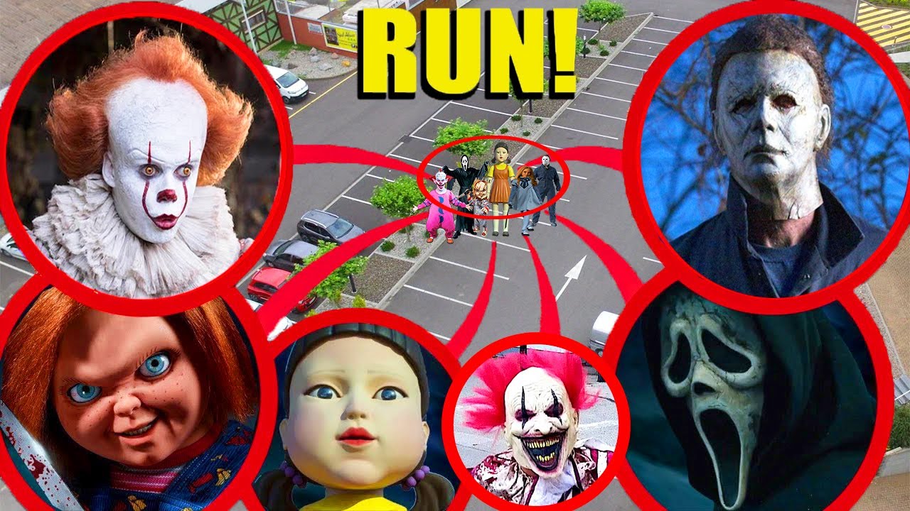 VOUS NE CROIREZ PAS CE QUE MON DRONE A FILMÉ !! (OBSERVATION DE SCREAM, PENNYWISE, CHUCKY, CLOWN...)