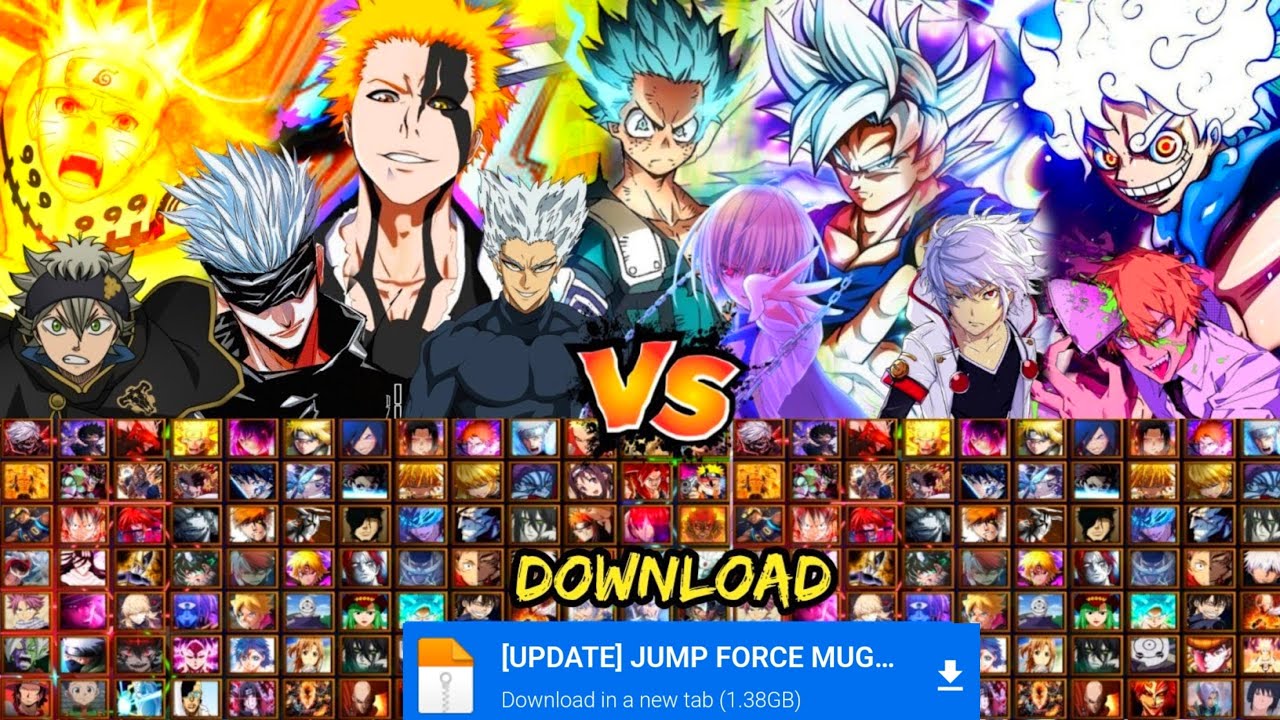 NEW Jump Force Mugen Apk for Android With 98 Characters! - BiliBili