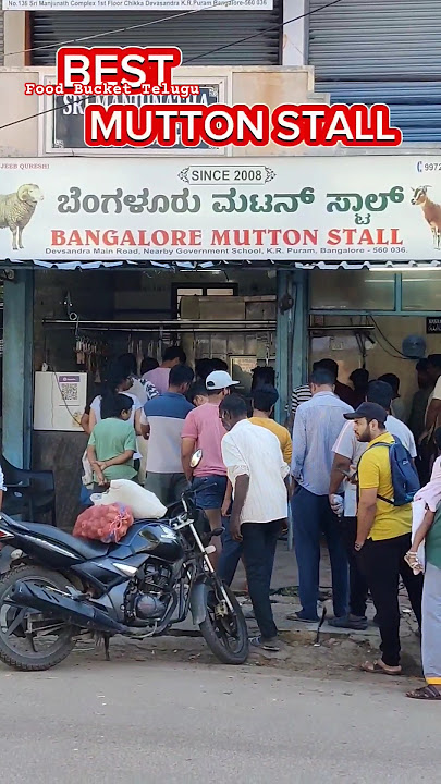 Best Mutton 🐑🐏 Stall in KR Pura, Bengaluru