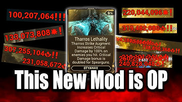 You’re Using This New Mod Wrong — How to Make Tharros Lethality Deal 100 Million Damage (or More)