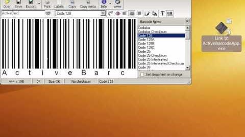 Barcodes on Linux