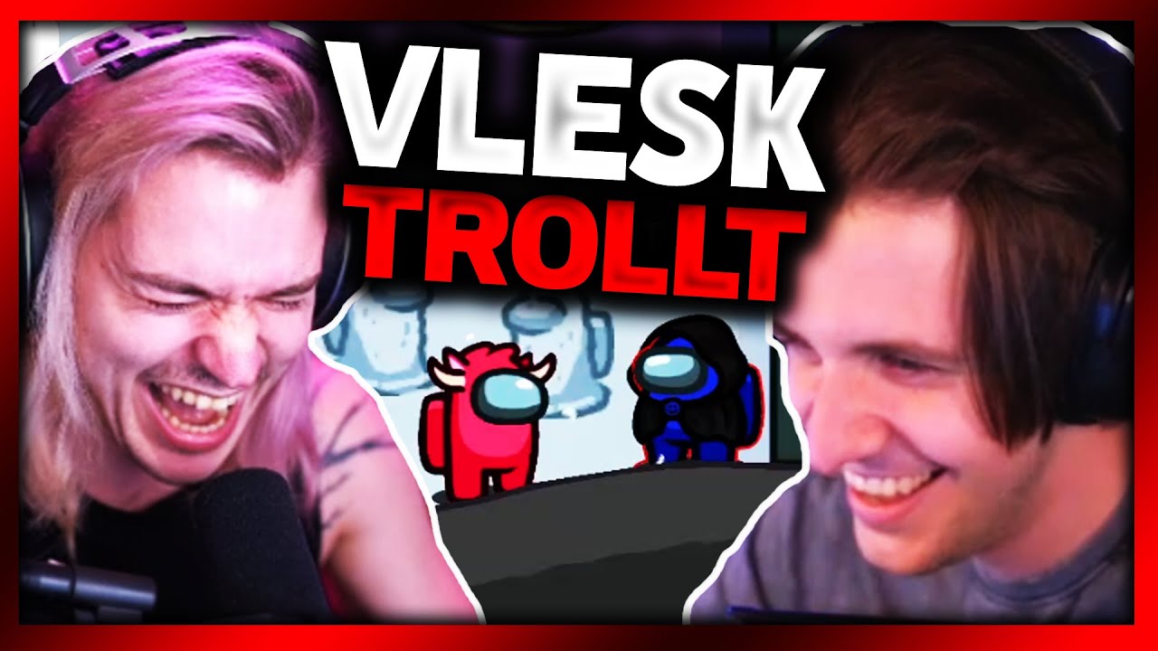 Vlesk TROLLT Timit 🤡 Among Us Highlights 