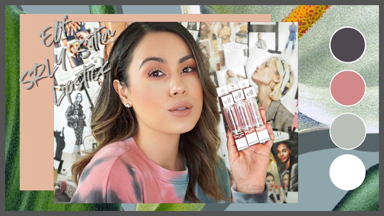 Elf SRSLY Satin Lipstick | Swatch and Review