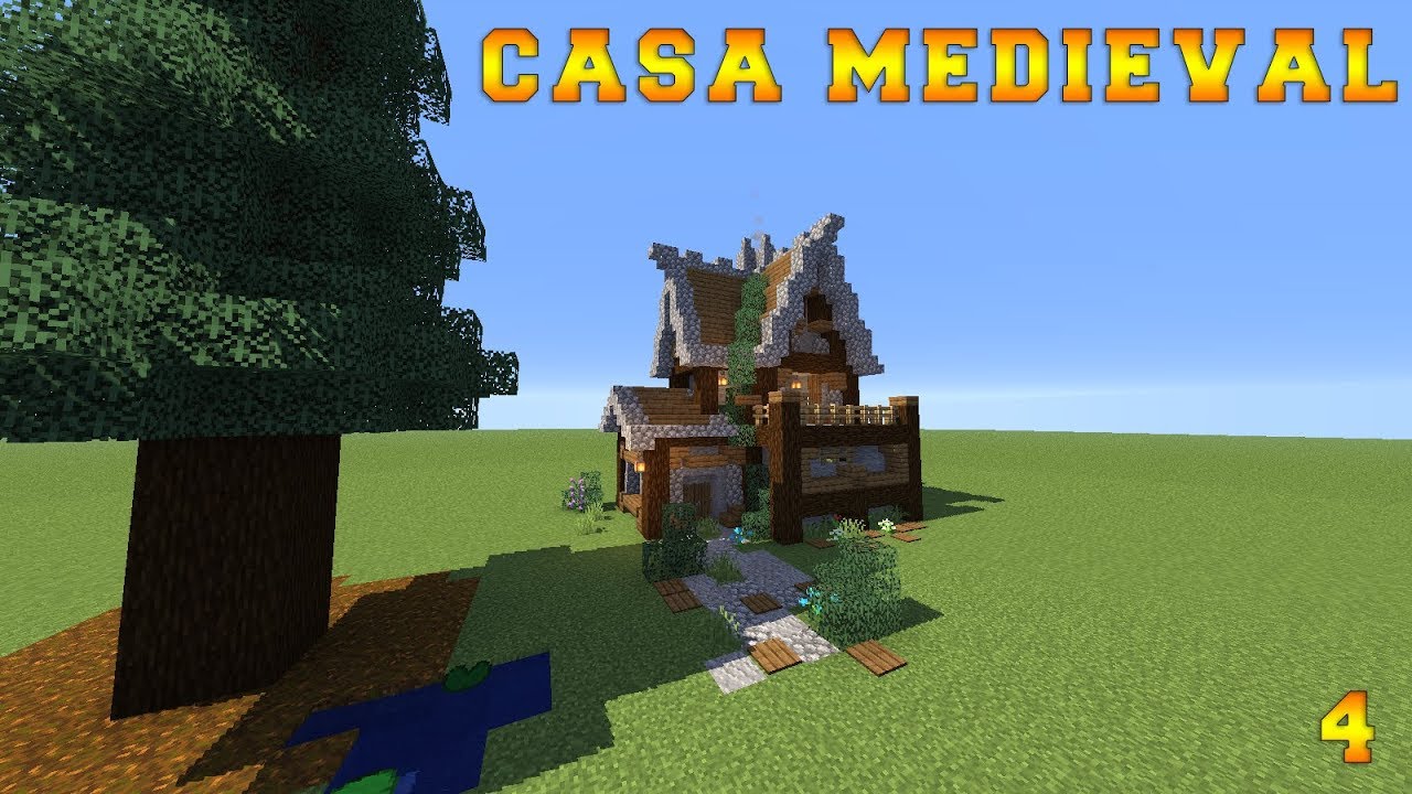 Minecraft - Tutorial - Casa Medieval Simples //uBananna// 