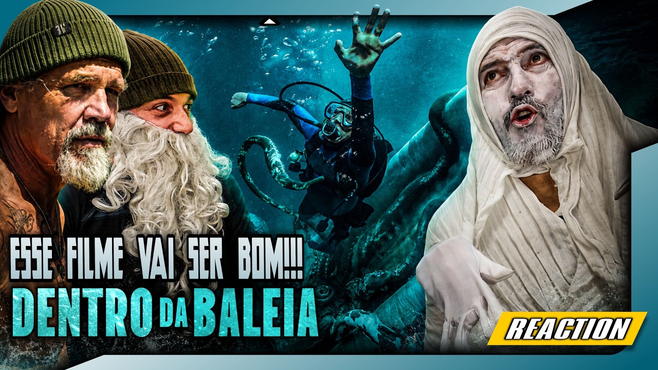 ESSE FILME SERÁ MUITO BOM 🐋 REAÇÃO AO TRAILER DE DENTRO DA BALEIA #dentrodabaleia