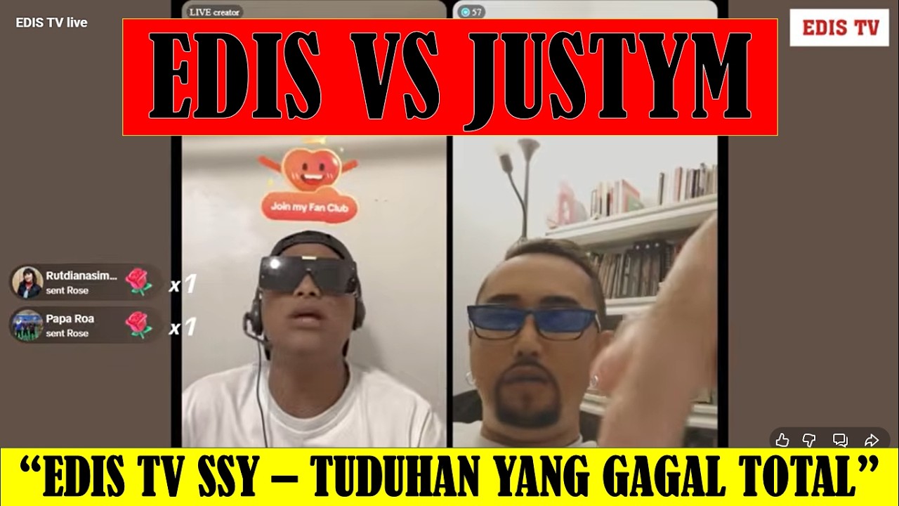 EDIS VS JUSTYM : TERBUKTI EDIS TV KRISTEN SEJATI !!